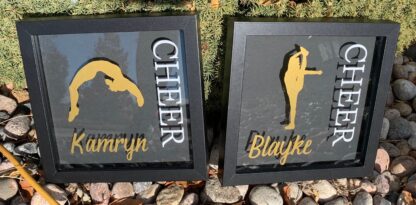 Cheer pin shadow box, Cheer coach gift, gift box, pin box, birthday gift, cheerleader, team gift, svg, cheer mom life, shadow box art