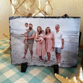 6x8 Photo Slate, Family Photo, Mother's Day, Christmas Present, Birthday Present, Valentines day, Personalized, memorial slate, sublimation