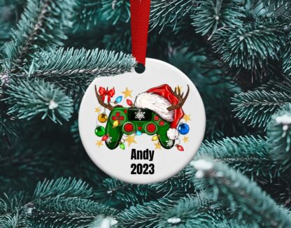 Gamer Christmas Ornament, Gamer Life, Playstation, Xbox, Gaming, Gamer Life Gift, Personalize Ornament, Nintendo Controller