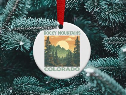 Rocky Mountain National Park, Rocky Mountains, Personalized ornament, Adventure, Colorado Mountains